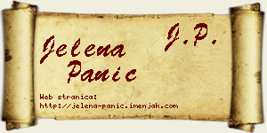 Jelena Panić vizit kartica